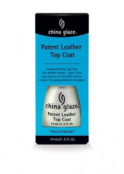 70279 CG Patent Leather Top Coat, 14 мл. - Быстросохнущее верхнее покрытие для лака с супер-блеском 