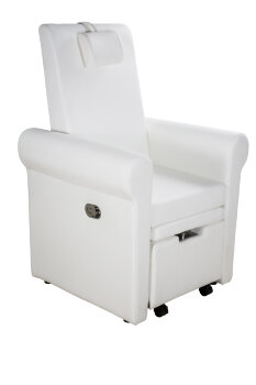 Р42 Педикюрное кресло, с выдвижной секцией под ванну, регулируемой подставкой под ноги, регулируемой