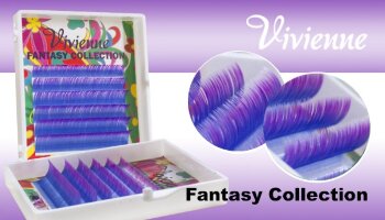 Двухцветные ресницы Fantasy Collection 