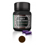 Хна Sexy Bpow Henna "Dark Brown" (30 капсул) Темно-коричневая