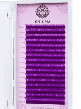 Цветные ресницы Enigma микс 0,07/D/8-13 mm 