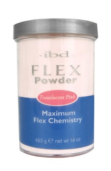 13412 IBD Flex Powder Translusent Pink454гр прозрачно-розовая акриловая пудра