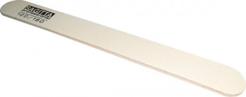 Пилка SAGITTA 100/180 грит прямая узкая белая на деревянной основе 