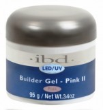 18023 IBD LED/UV Builder Gel Pink II, 95 г. – конструирующий камуфлирующий розовый гель №2 (холодный