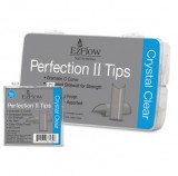 29011 Perfection II Nail Tips - Crystal Clear, 100 шт. - прозрачные типсы ассорти (№1-10)