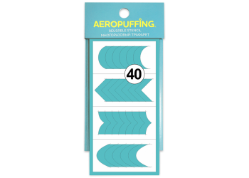 10103/040 Aeropuffing stencil №40 - трафарет №40 (френч)